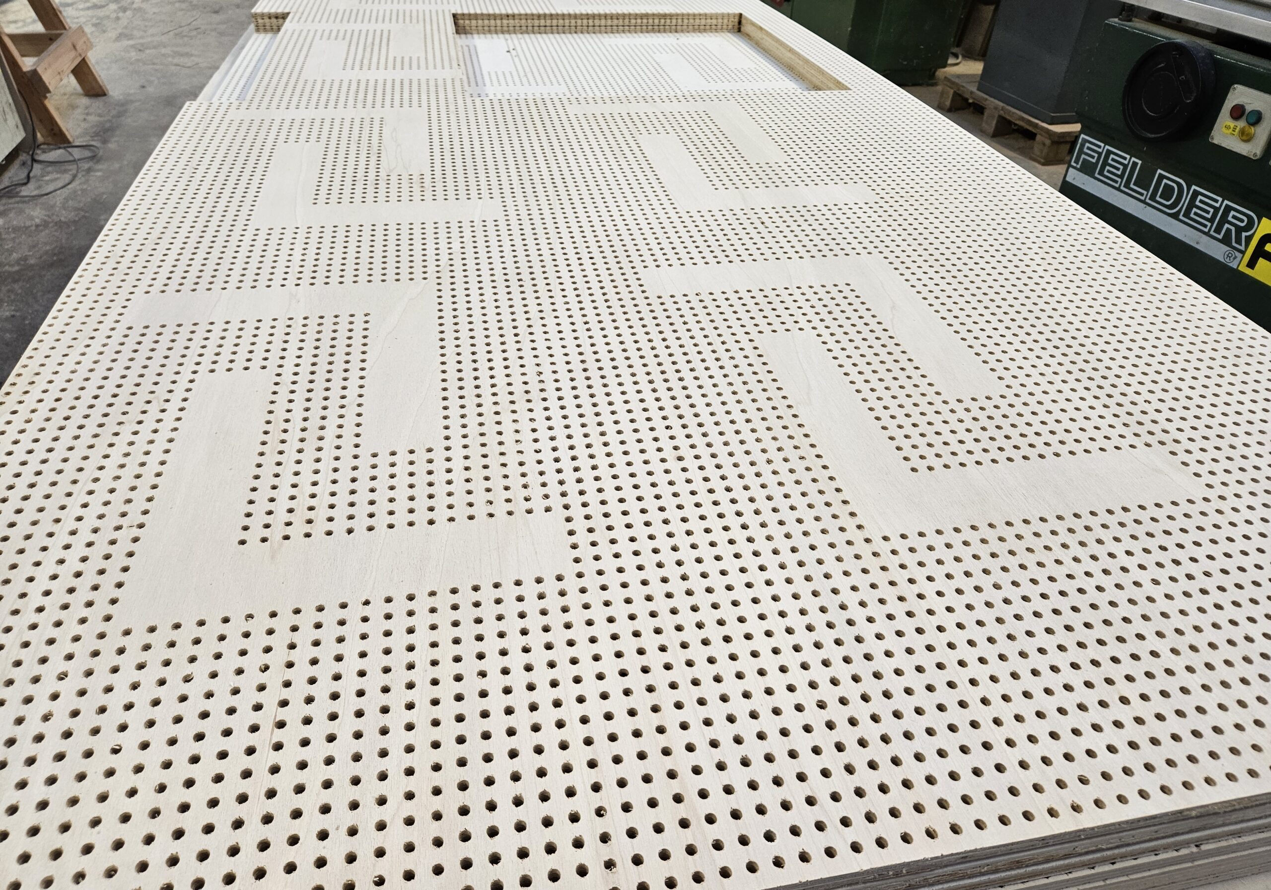 Acoustic perforated panel